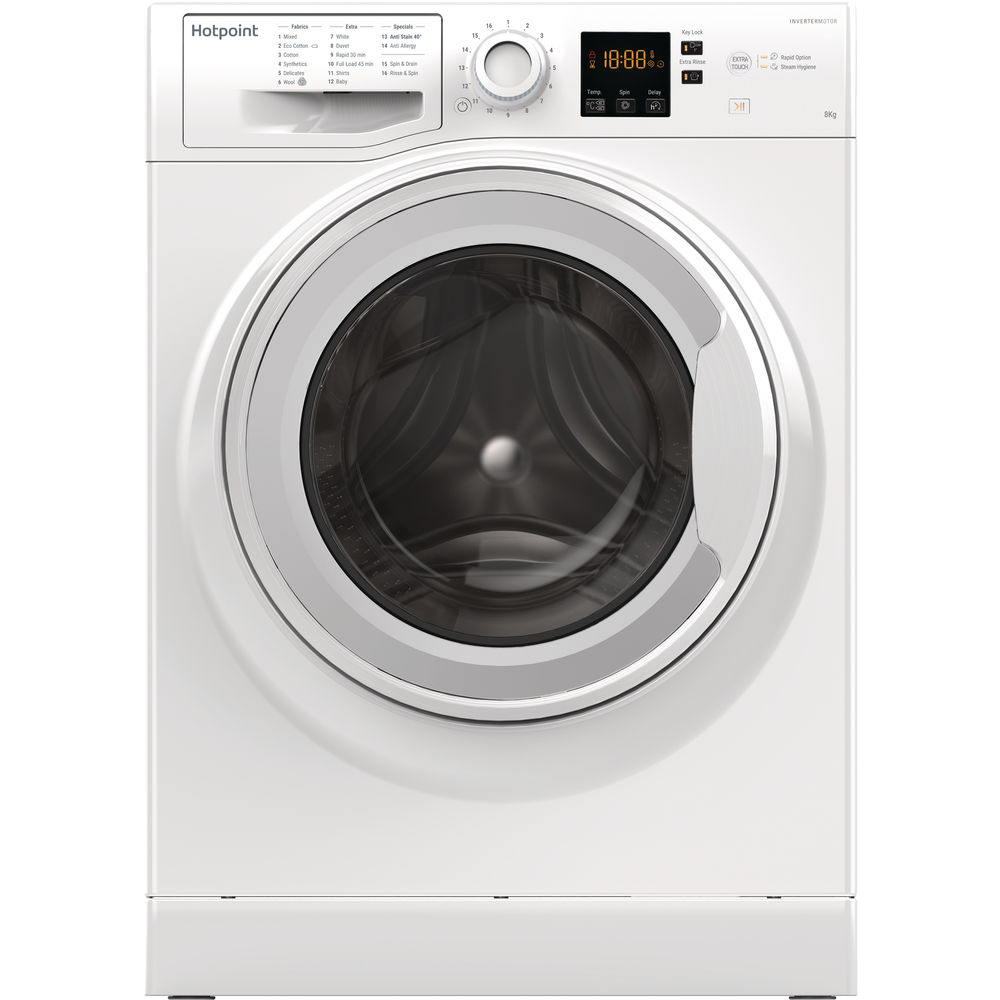 Hotpoint Washing Machine NSWM843CW 